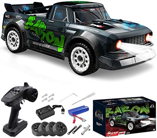 fisca 1/16 Remote Control High Speed Car, 4WD RC Drifting Racing