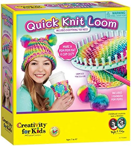 Creativity For Kids Quick Knit Loom Make Your Own Pom Pom Hat And Accessories For Beginners Packaging May Vary Buy Online At Best Price In Uae Amazon Ae