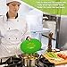   Homepop Boil Over Spill Stopper - Fits up to 12 Inch Pot or Pan - Perfect for Keeping Stove Top Clean - Green