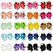 CEELGON Baby Girl Headband 10 Pcs 5 Inch Baby Newborn Infant Girls Toddler Knotted Hairbands Bows Elastic Soft Floral Hair Band