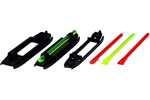 HIVIZ BirdBuster Fiber Optic Shotgun Sight Green and Red, One Size