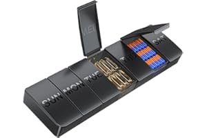 Weekly (7-Day) Daily Pill Case, Travel Pill Organizer,Medicine Planner, Vitamin Organizer, Supplement Container, Convenient a