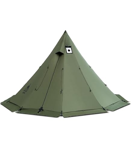 Amazon.com : Preself 4~6 Person Tipi Hot Tent T3 XL with Screen