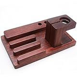 Apple Watch Stand, Aerb Rosewood Charge Dock Holder for Apple Watch , Docking Station Cradle Bracket for iPod iPhone iPad and Other Phones Tablets