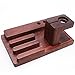 Apple Watch Stand, Aerb Rosewood Charge Dock Holder for Apple Watch Series 3 Series 2 Series 1, Docking Station Cradle Bracket for iPod iPhone X 8 7 6 Plus 5 5c iPad and Other Phones Tablets