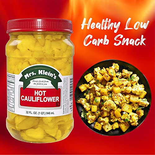 Hot Cauliflower Bites • Spicy Pickled Vegetables • Cauliflower Florets