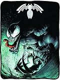 Surreal Entertainment CFB-ME-VNM Blanket Marvel Venom Spiderman Fleece Throw New
