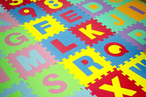 4 Matney+Alphabet+Number+Puzzle+Multicolor