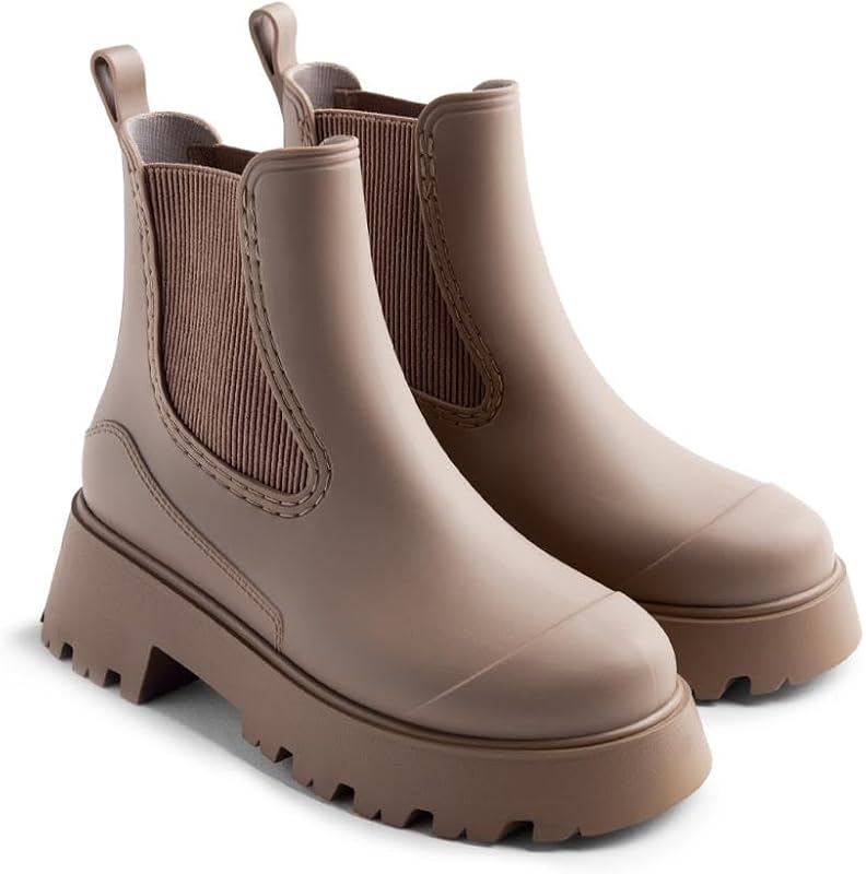 Femme Belding Botte de Pluie, Taupe, 37 EU