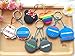 CJB Lovey Doraemon Keychain Plastic Sleeve Cap Set of 2 Blue (US Seller)