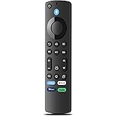 Replacement TV Remote for Fire Stick, Firestick, Amazon Fire Smart TV | for Fire Stick 4K Max, HD, 4K, Select, Plus, Cube. Voice Control, Simple Setup