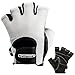 Contraband Black Label 5050 Basic Weight Lifting Gloves (PAIR) (White, Large)