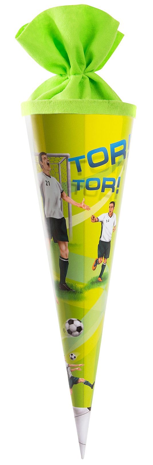 goldbuch 93578 Sibling School Cone with Football Motif 35 cm Varnished Cardboard