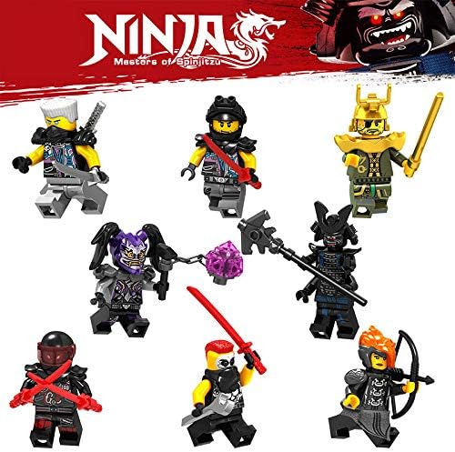 Blocks Hero Ninja Royals Go - New 2019 Best Ninjas Warriors Heroes w/Weapons! Cool Mini Figure Toys for Kids