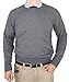 Luciano Natazzi Mens Sweater Classic Fit Crew Neck Long Sleeve Pullover Cotton