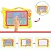 Meland Magnetic Drawing Board, 12.8 Inch Doodle Board for Kids Learning, White, Multicolored