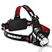Tquens L300 Headlamp Flashlight Zoomable Super Bright LED with Rechargeable Batteries, Battery Charger, 3 Modes for Camping, Walking, Hiking, and Reading