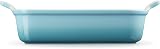 Le Creuset Heritage Rectangular Dish Stoneware Teal 26 cm 2.4 L view 3