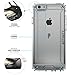 iPhone 6S Plus Case, Poetic Affinity Series Premium Thin/No Bulk/Protection Where its Needed/Clear/Dual Material Protective Bumper Case for Apple iPhone 6S Plus/iPhone 6 Plus (Frosted Clear/Clear)