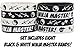 Gypsy Jade's Ninja Master Silicone Wristbands - Ninja Party Favors - Perfect for Ninja Warrior Birthday Party Theme!