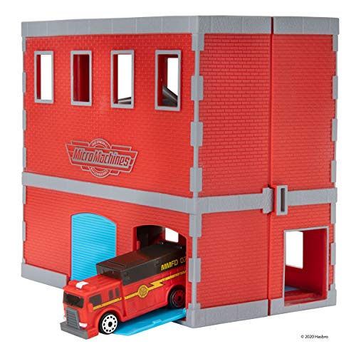 Micro Machines Core Playset, Fire and Rescue Expandable and
