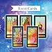 78Pcs/Set Shiny Tarot Cards Beautiful Rider Waite Tarot Future Telling Game Cards Set for Beginner Board Game (English Edition)