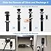 Selfie Stick Bluetooth Extendable Monopod Foldable Tripod With Detachable Rechargeable Remote And Rotatable Phone Holder For iPhone 7 Plus 6s Android Cellphones