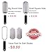 2 Blades Pedicure Foot File Scrubber Rasp Feet Callus Shaver Cuticle Cutter and Corn Remover Pedi Tool (2 Blades)
