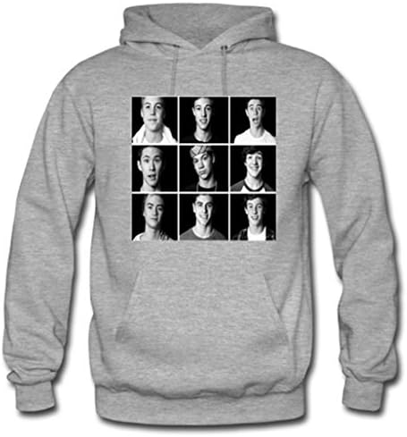 Wendo Men's and Women's Personalized Custom DIY design Magcon Boys Classic Hoodie L Grey