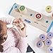 Guidecraft Count and Stack Poppers - Rubberwood Cylinders Counting and Matching Skills