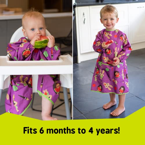 Tidy Tot LongLength Waterproof Coverall Bib, Weaning, Painting, Messy