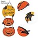 Resinta Halloween Trick or Treat Hanging Sign Decoration Happy Halloween Board Sign Door Wall Hanging Decoration for Halloween Party