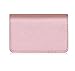 FYY Handmade Premium Leather Business Name Card Case Universal Card Holder with Magnetic Closure (Hold 30 pics of Cards) Rose Gold