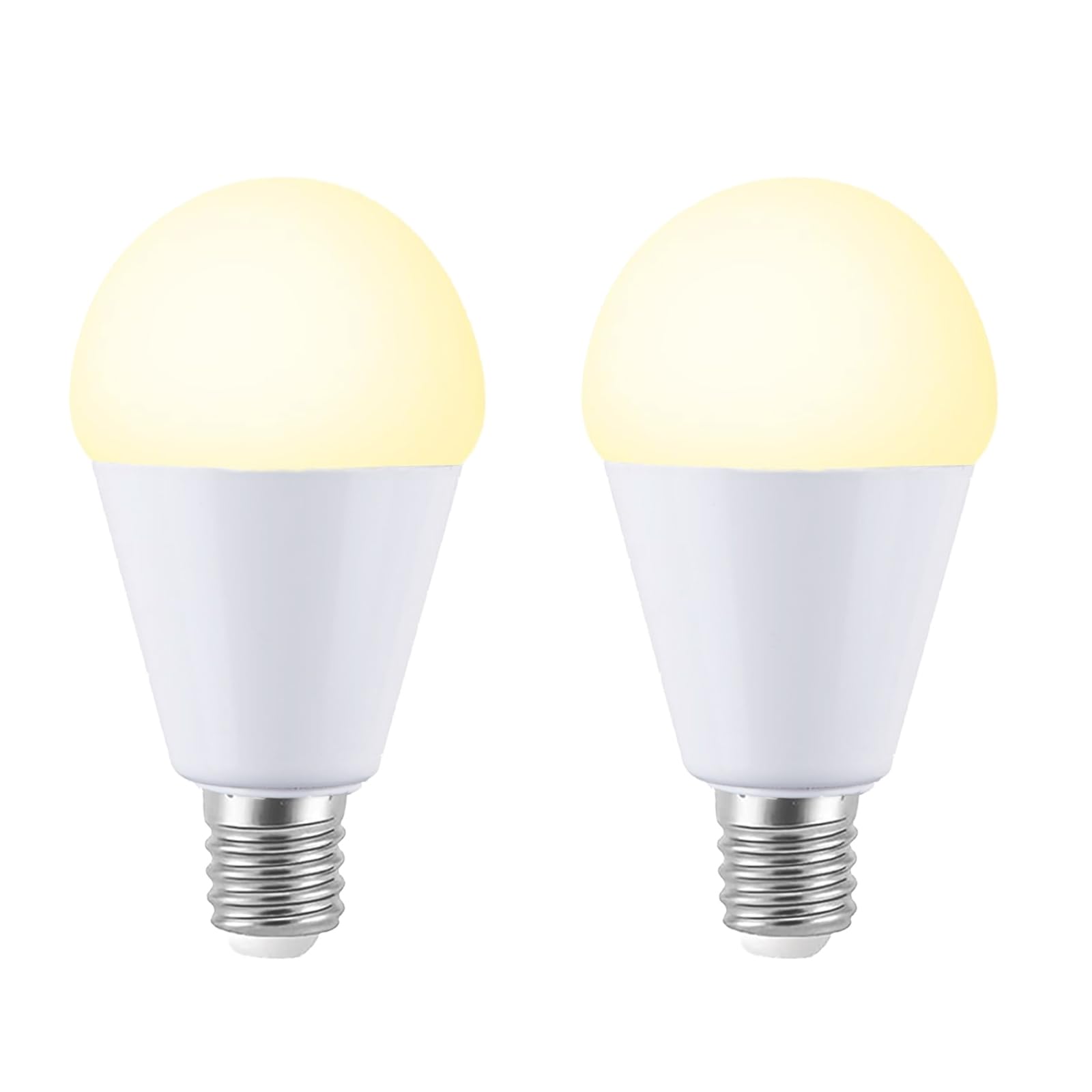 Photo 1 of VYAOMLI E17 LED Light Bulbs 6W Equivalent to Halogen Bulb 60W 600LM Non-Dimmable, E17 Base Light Bulb AC 120V for Kitchen Chandelier Bedroom Home Lighting (Warm White, 2 Pack)