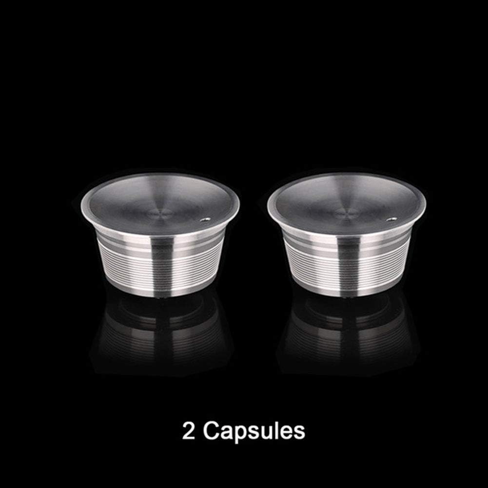 Stainless Steel Dolce Gusto Filter Baskets Capsule Dripper Reusable Capsula for Dolce Gusto Refillable Metal Dolce Gusto Pod Cup,2pcscapsules