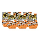 Gorilla Crystal Clear Duct Tape, 1.88" x 9