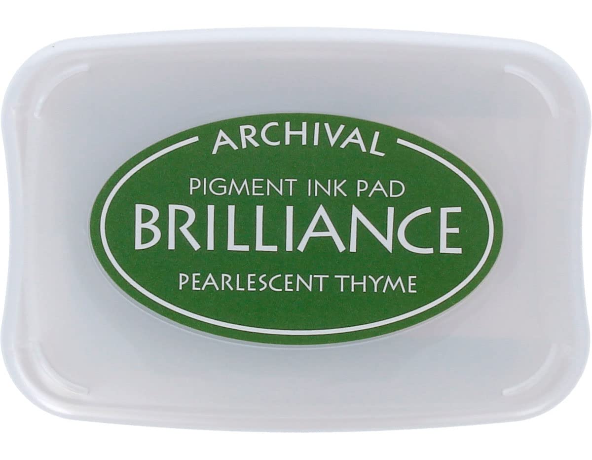 Tsukineko Brilliance Ink Pad, Thyme,BIP75