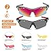 Tsafrer Polarized Sunglasses Mens Sunglasses 2 Pairs Sports Sunglasses 4 Interchangeable Lenses Sunglasses Men Women Sunglass