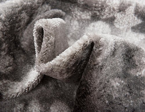 Unique Loom Sofia Collection Dark Gray 2 x 13 Runner Area Rug (2' x 13')