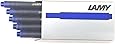 Four packs of Lamy T10 Blue fountain pen ink cartridges