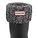 Hunter Boots Women's 6 Stitch Cable Short Boot Sock Blk/Gry MD M US
