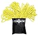 Raqpak Guyline Rope 100 Feet Long Tent Reflective Cord with Carry Pouch (Yellow)