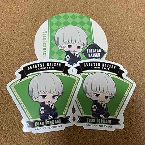 Amazon 呪術廻戦 アニメイトカフェ アニカフェ コースター ステッカー 特典 狗巻 アイドル 芸能人グッズ 通販