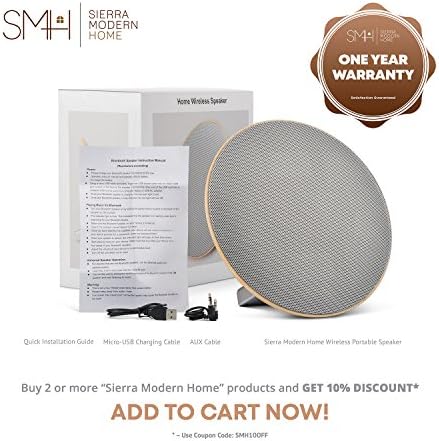sierra modern home purewave wireless hifi speaker