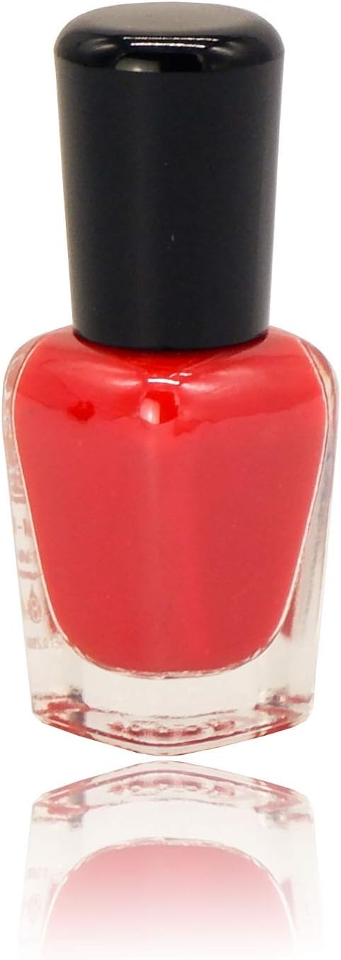 conisy Water-Based Non-Toxic Peel-Off Nail Polish for Lady and Girl (Big red)