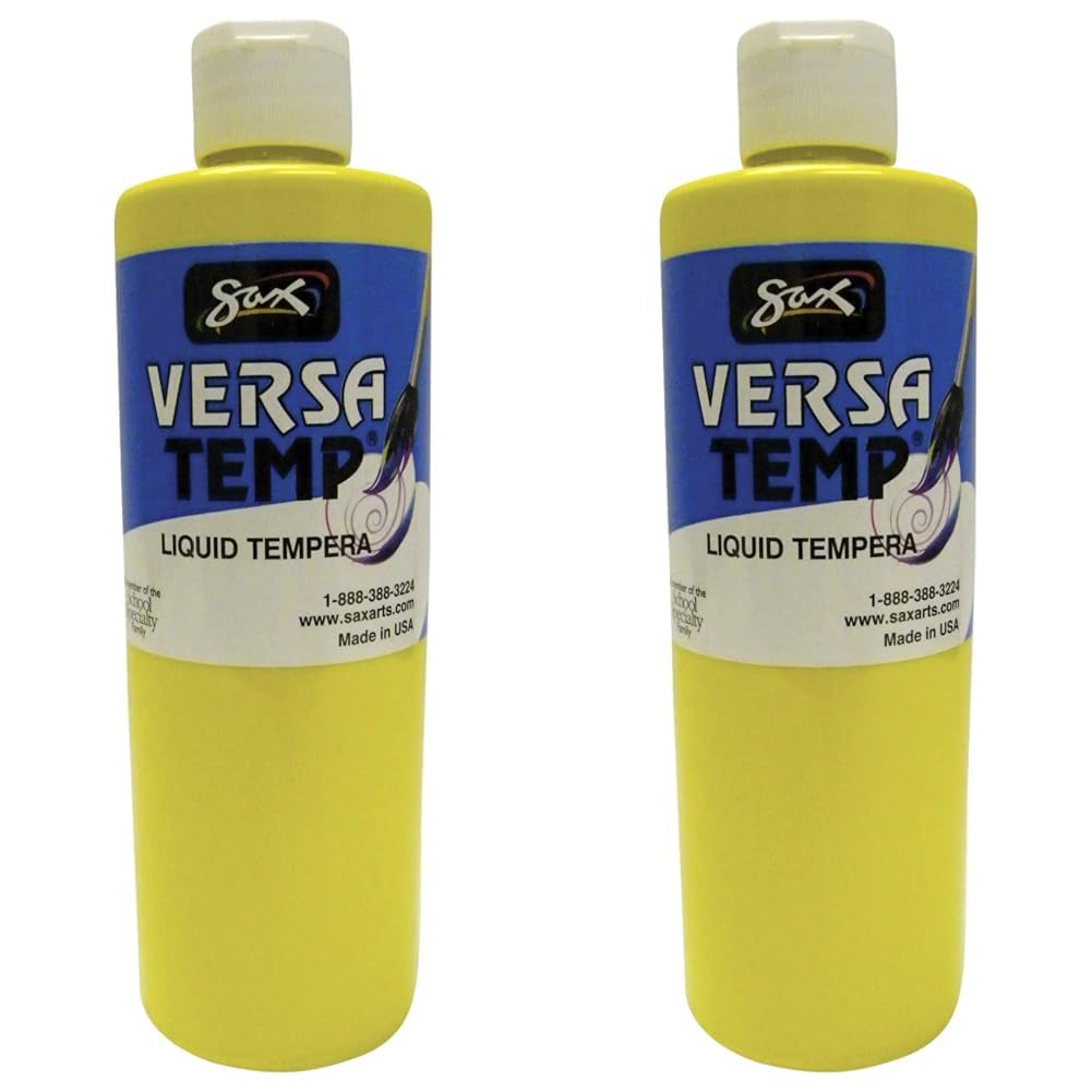 Sax Versatemp Heavy-Bodied Tempera Paint, Primary