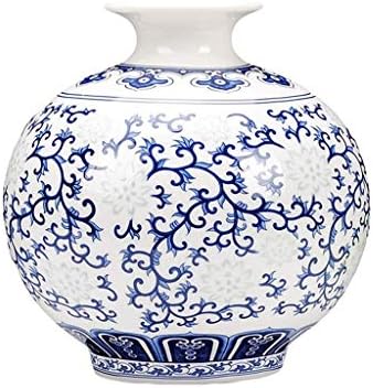家のシンプルさ花瓶小家のシンプルさ花瓶セラミック青と白 絶妙な骨中国ティティアクラシックモデラー中国のリビングルームテーブルデコレーション ベース付き ホームシンプル花瓶デコレーション Lzt S Ame Du Vignoble Eu