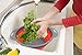 KitchenHero Colander Set - 3 Collapsible Colanders Strainers Set By Comfify, Food-Grade Silicone Fruit Vegetable Baskets Folding Strainers Dishwasher Safe,3 Pack (2 Red 9.7 inches+1 Green 11.5 inches)