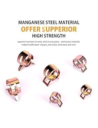 Pinzas de manguera surtidas de color verde, abrazaderas de línea de combustible para fontanería, automoción y aplicaciones mecánicas