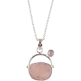 Manilata Natural Morganite, Rainbow moonstone Raw Pendant Necklace, Rough Gemstone, Healing Crystals, Birthday, Gift for Her, Gemstone Jewelry 18 inch AAA+ Quality (morganite-moonstone)